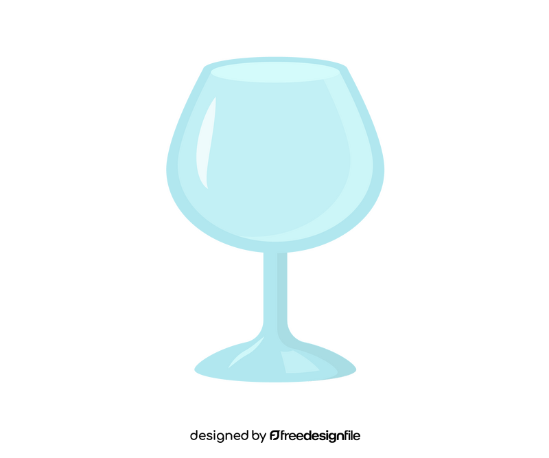 Cartoon cognac glass clipart