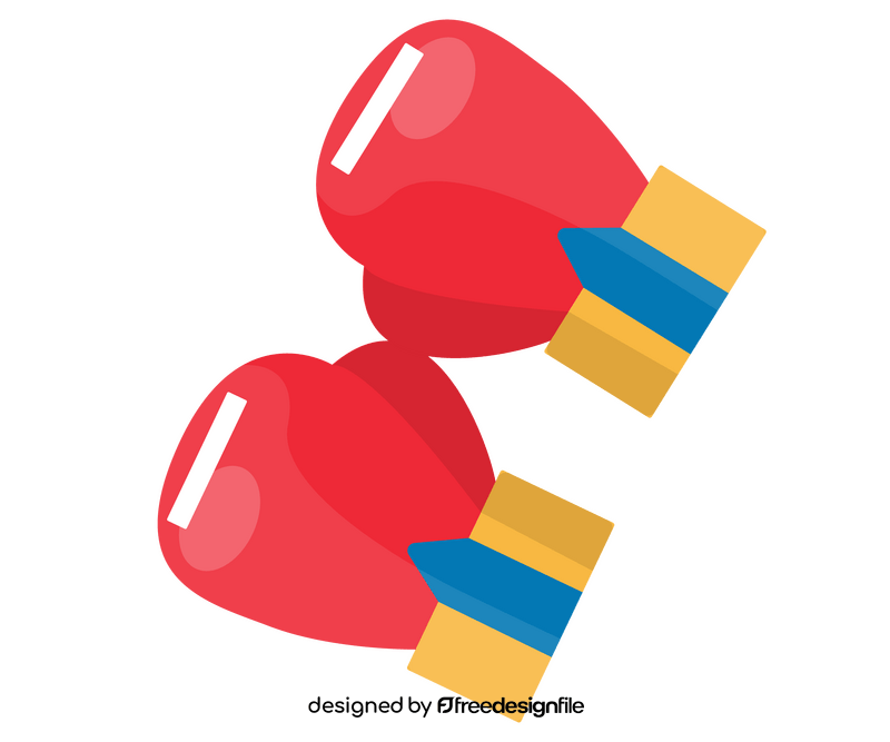 Boxing gloves free clipart