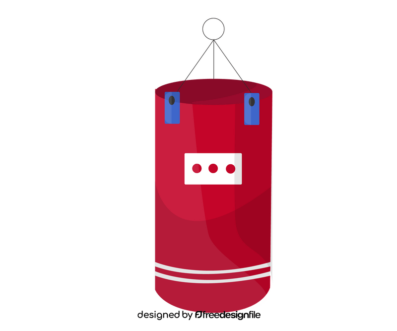 Free punching bag clipart