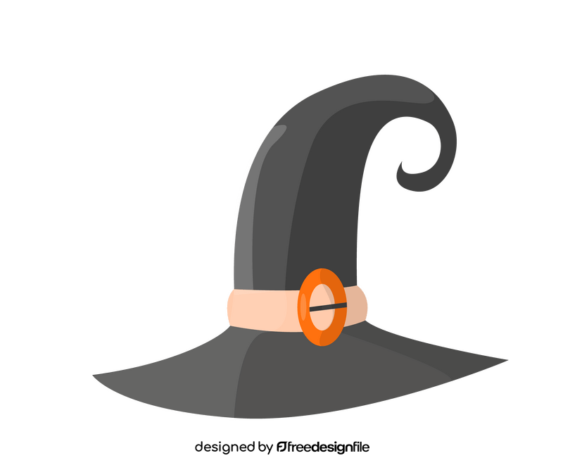 Witch hat illustration clipart