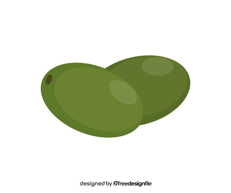 Green olives clipart