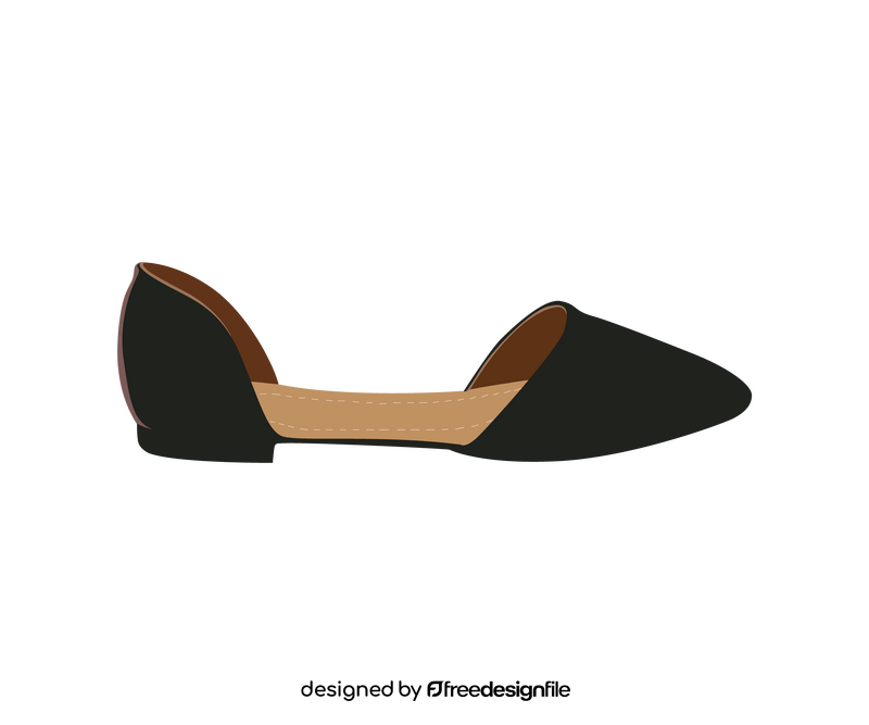 Black women shoes drawing clipart