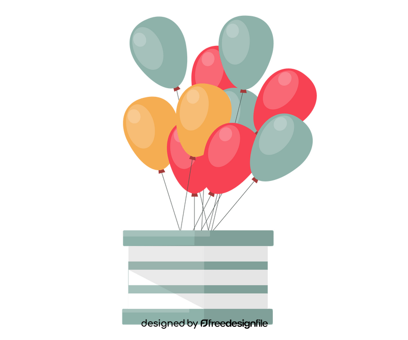 Balloons cartoon clipart