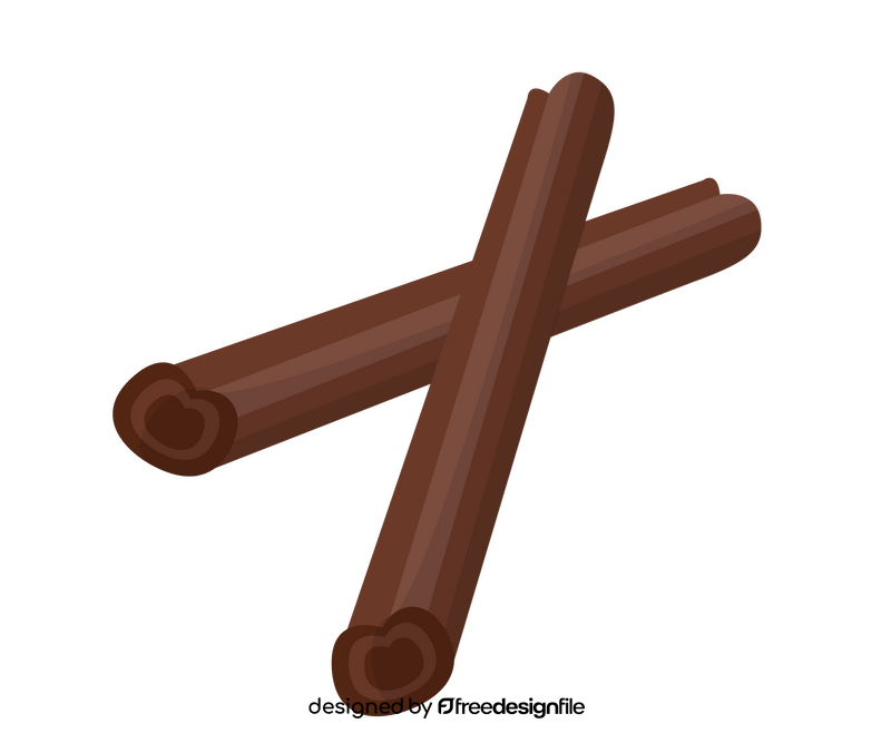 Cinnamon sticks cartoon clipart