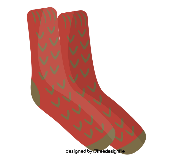 Free fall socks clipart