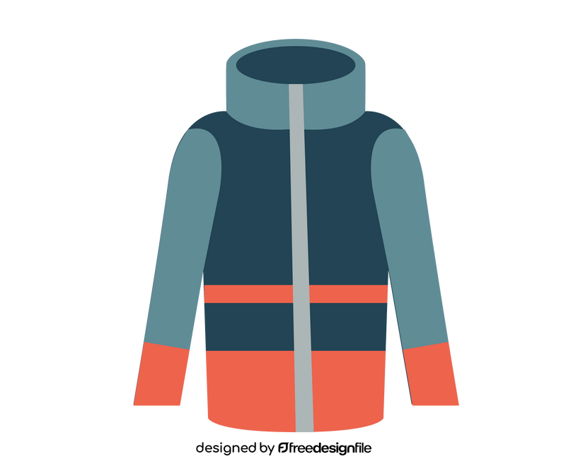 Winter jacket clipart