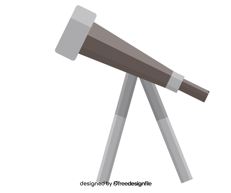 Telescope cartoon clipart