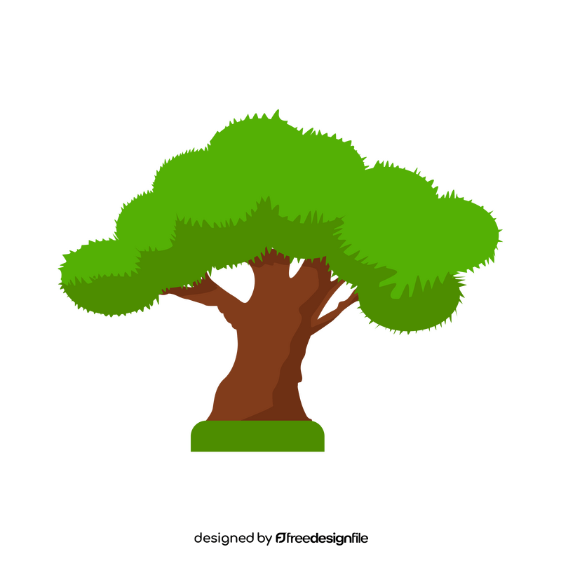 Dracaena draco tree clipart