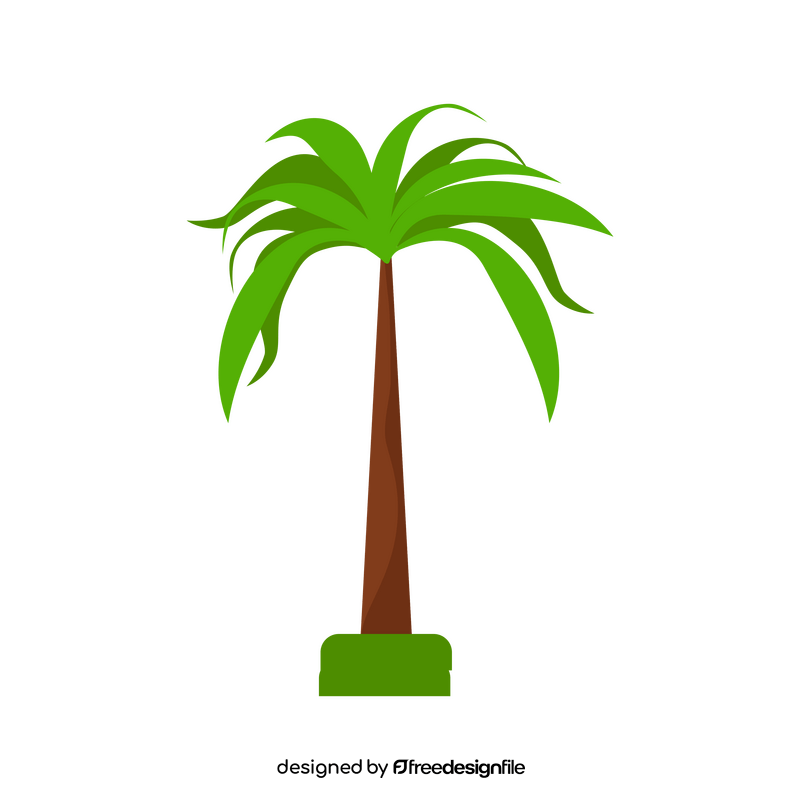 Royal palm clipart