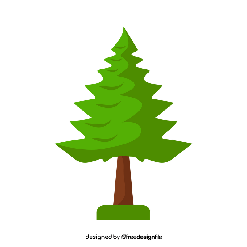 Spruce tree clipart