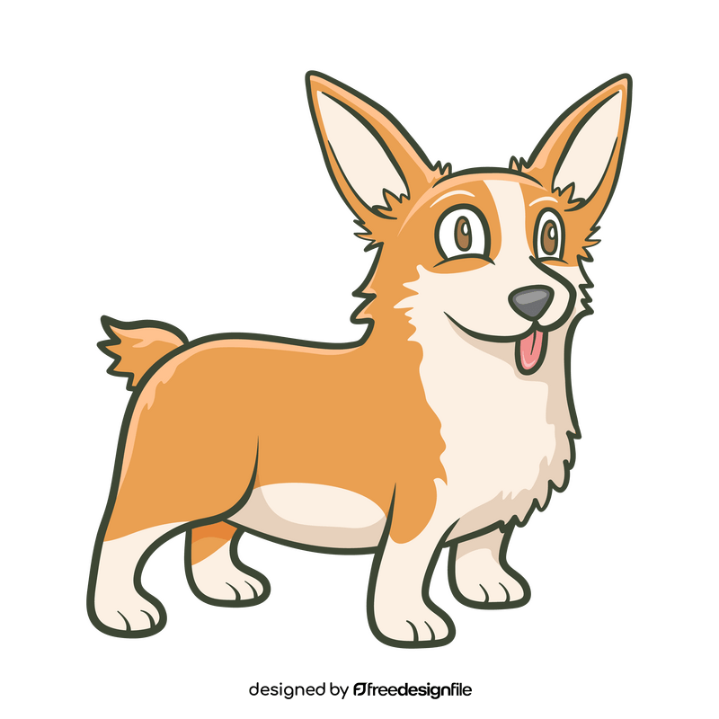 Corgi clipart