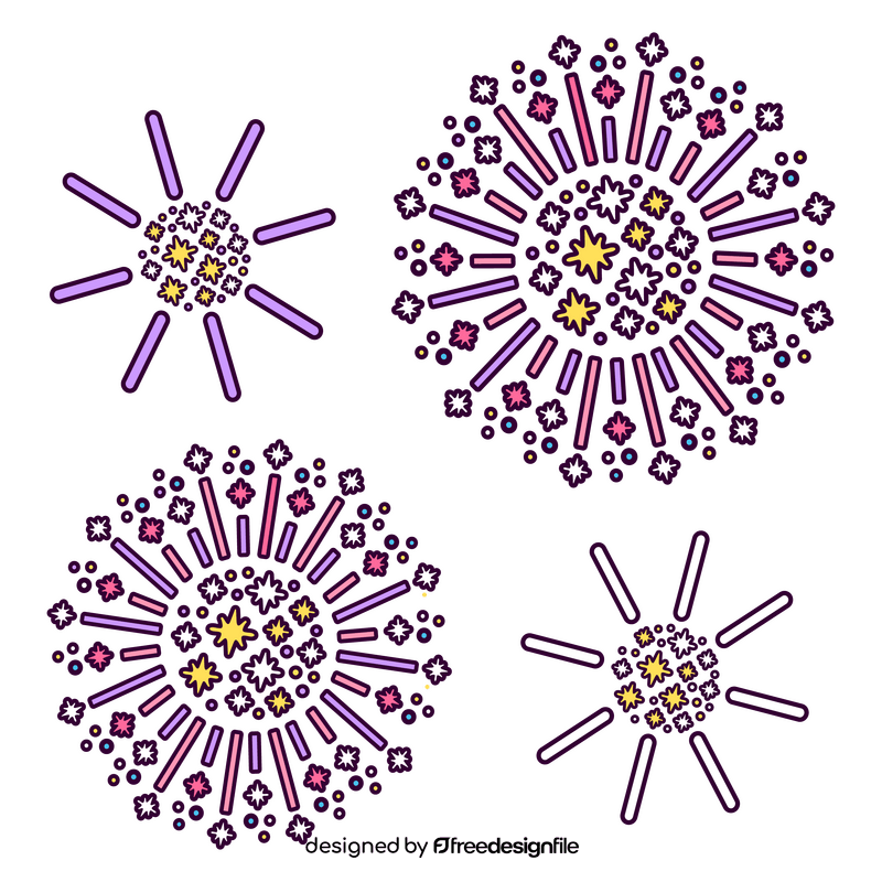 Fireworks clipart