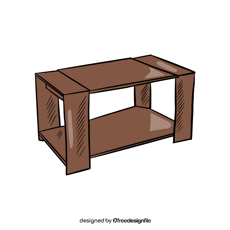 Modern Coffee Table clipart