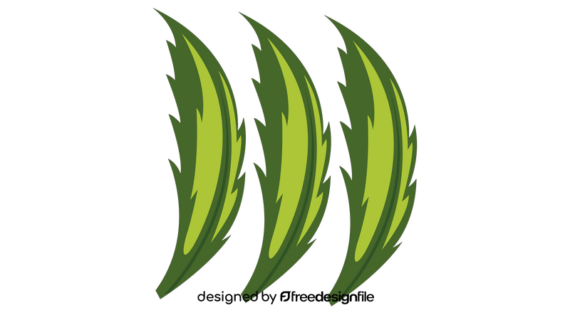 Aloe Vera Leaves clipart