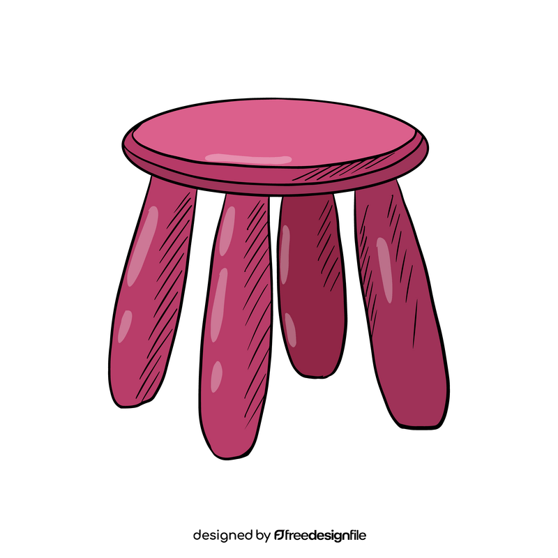 Stool for Kids clipart