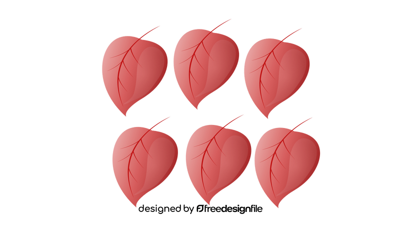 Red Leaves clipart