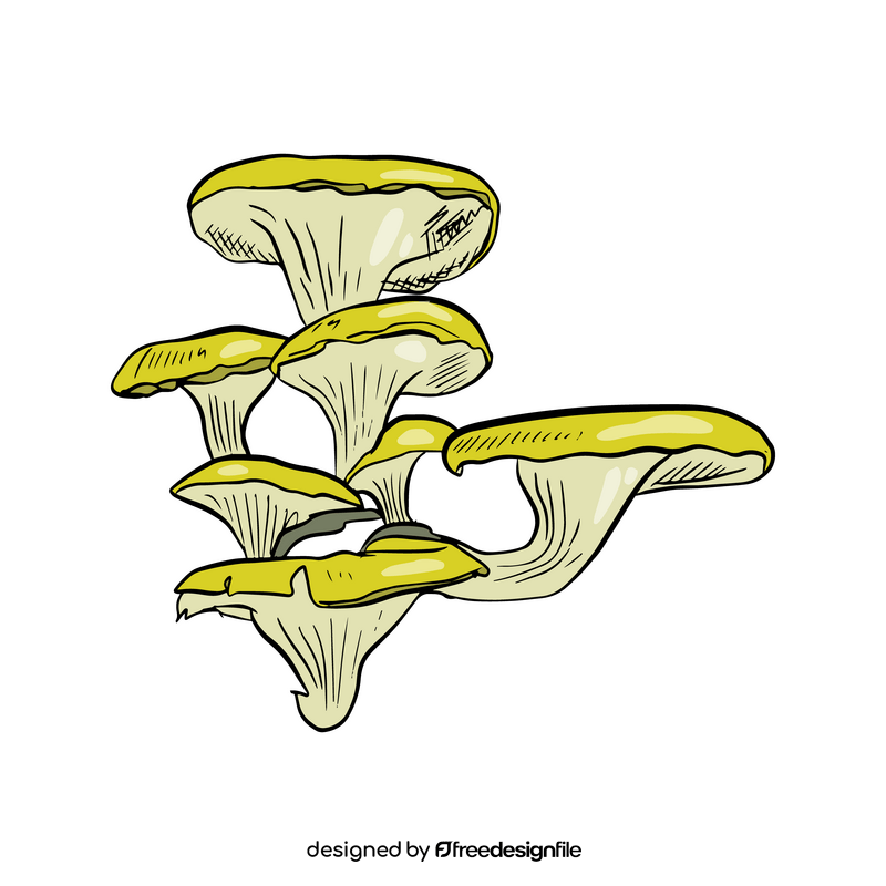 Honey mushrooms clipart