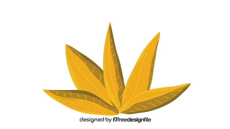 Yellow Leaf clipart