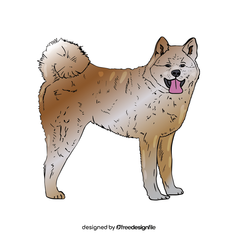 Akita Inu Dog clipart