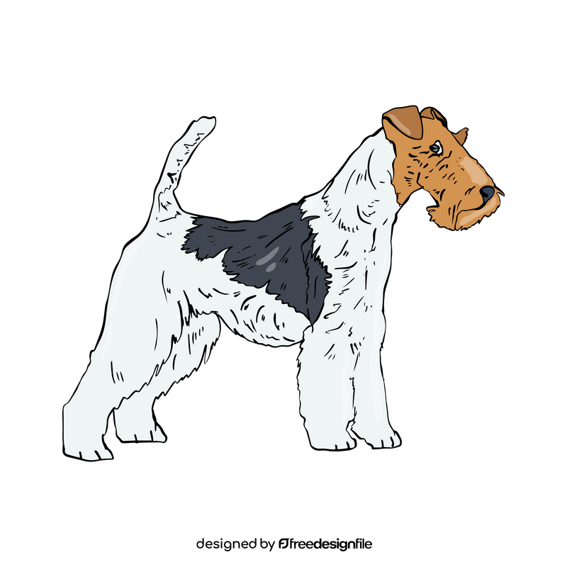 Airedale Terrier clipart