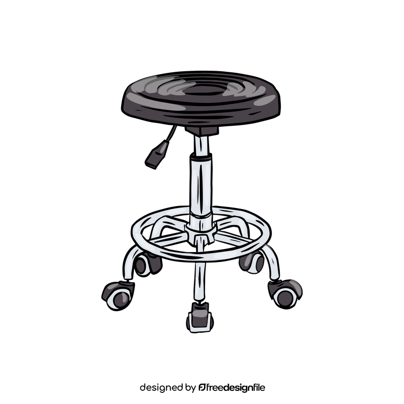 Industrial Bar Stool clipart