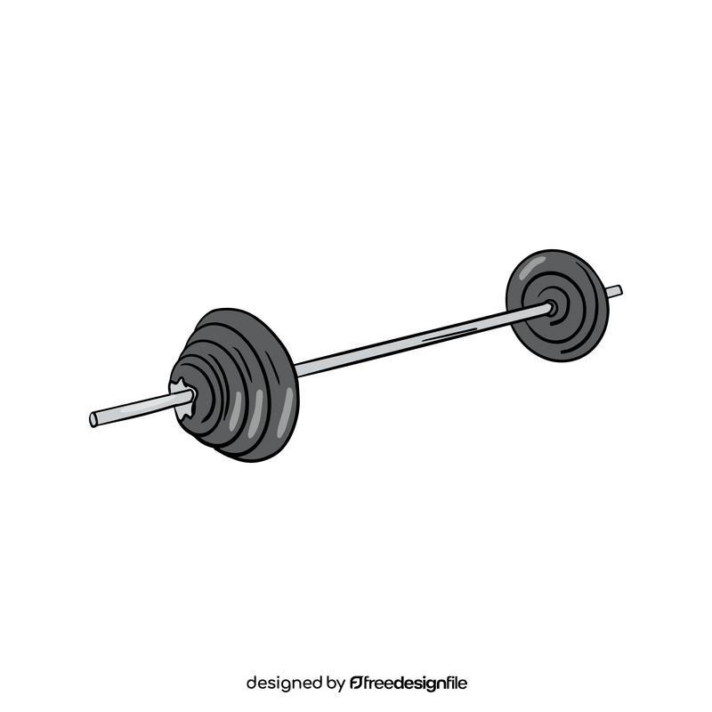 Weighted Barbell clipart