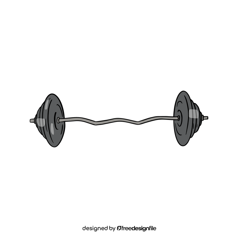 Curl Barbell clipart