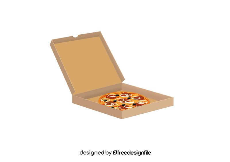 Pizza in the Box clipart