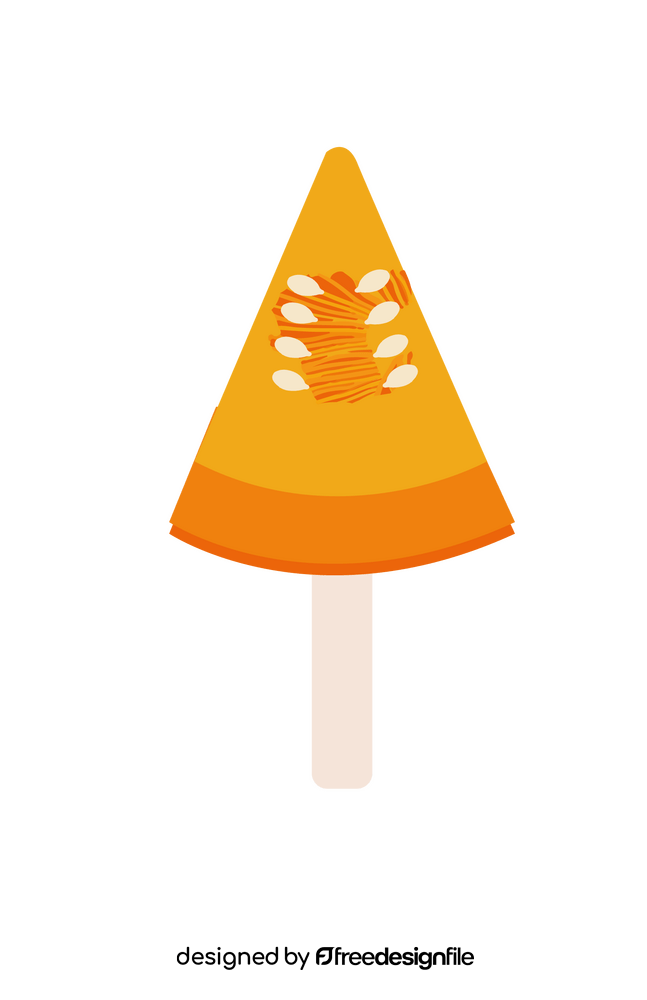 Pumpkin on a Stick clipart