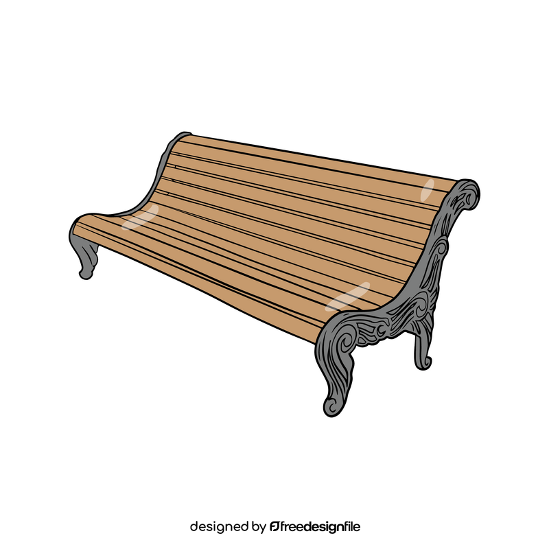 Street Bench clipart