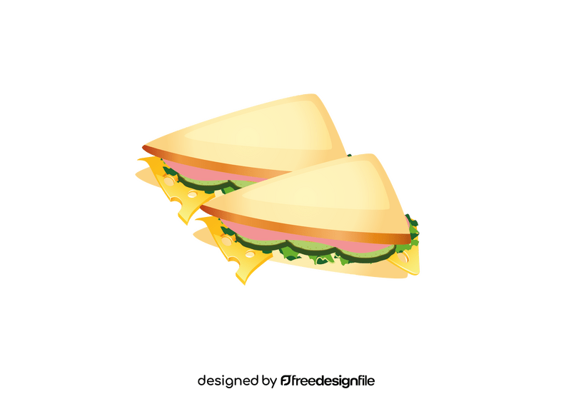 Triangle Sandwiches clipart