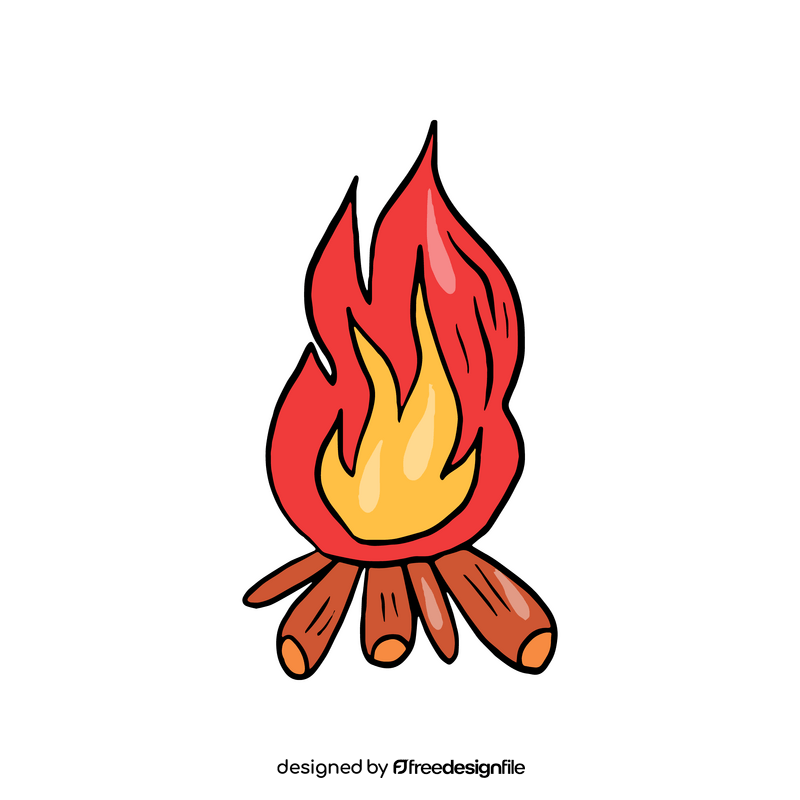 Bonfire clipart