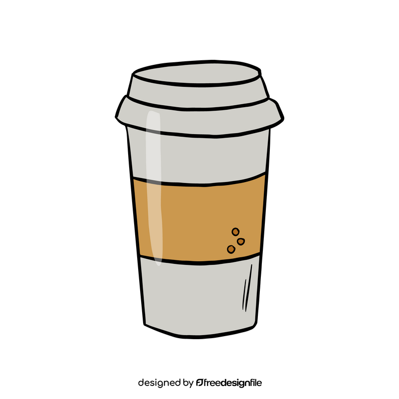 Coffee in Paper Cup clipart