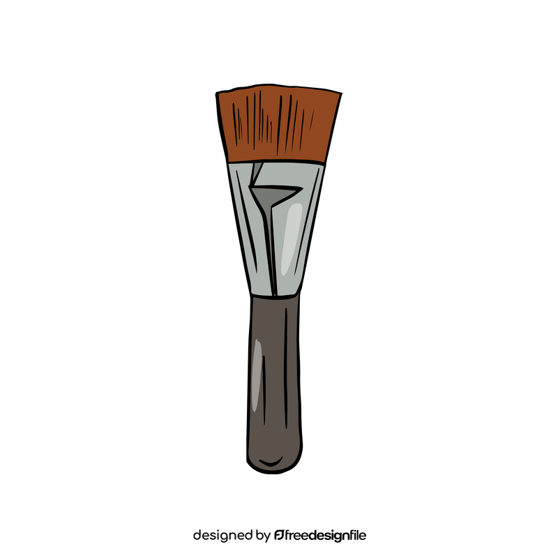 Cosmetics Makeup Brush clipart