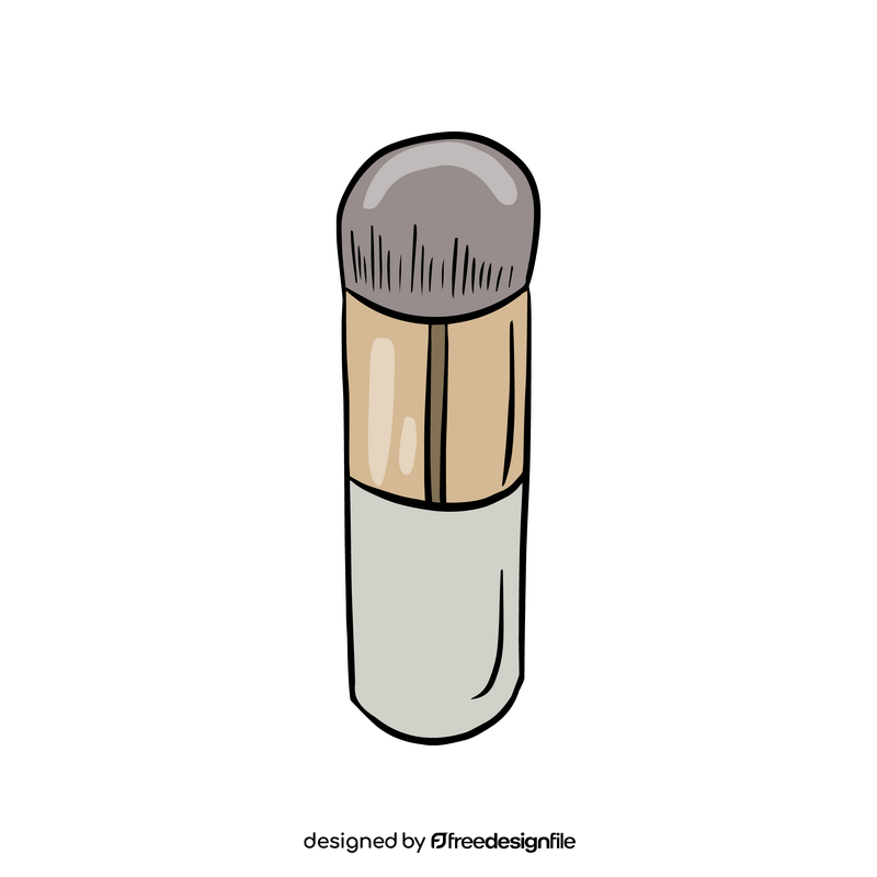 Cosmetics Makeup Brush clipart