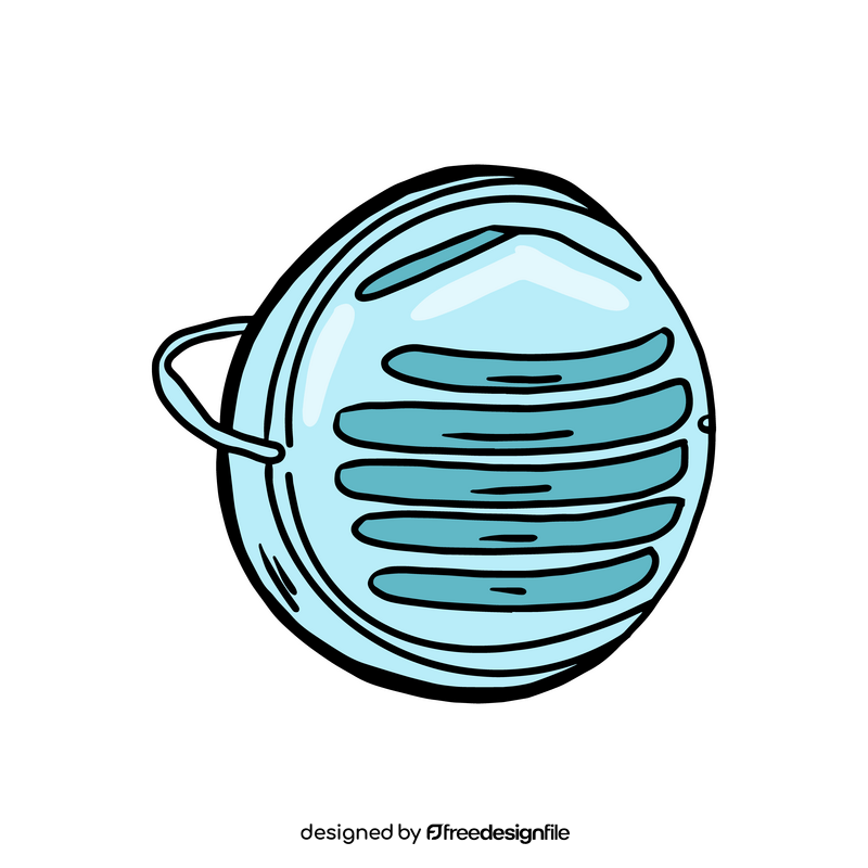 Face mask respirator clipart