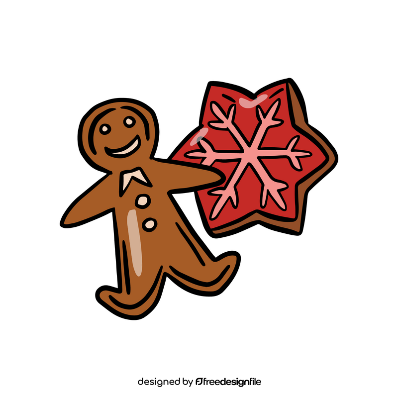 Gingerbread cookies clipart