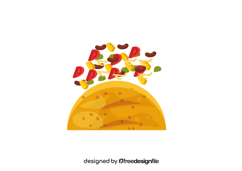 Taco Ingredients clipart