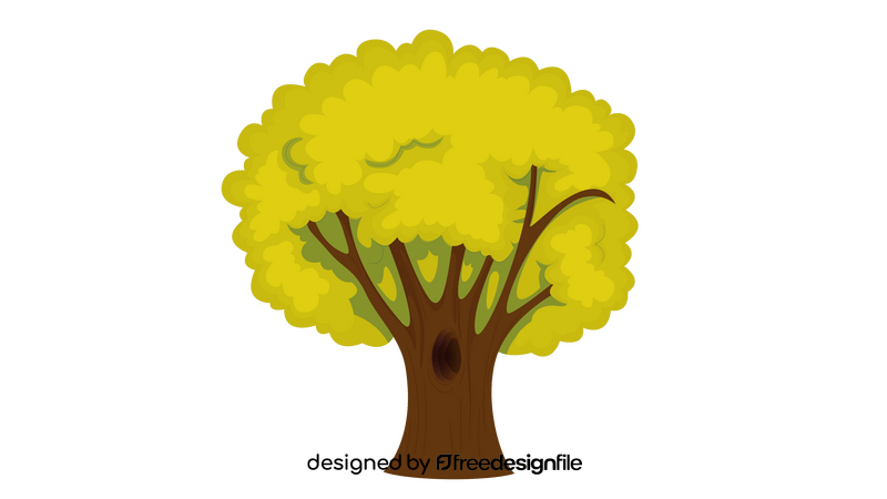 Yellow Tree clipart