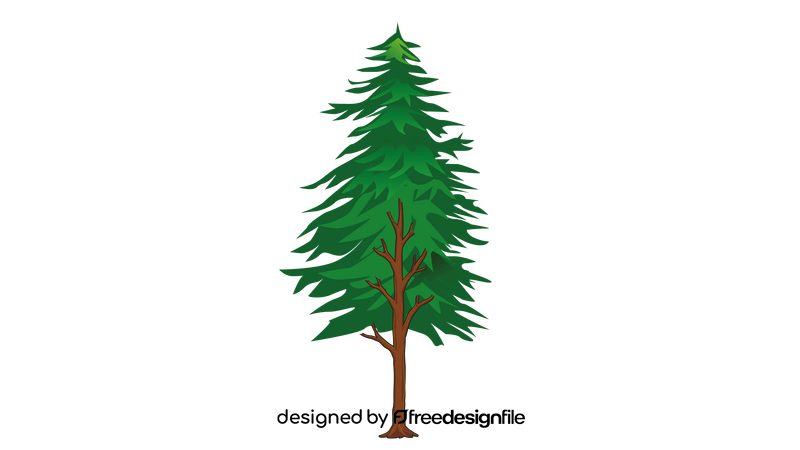Tree with Needles clipart
