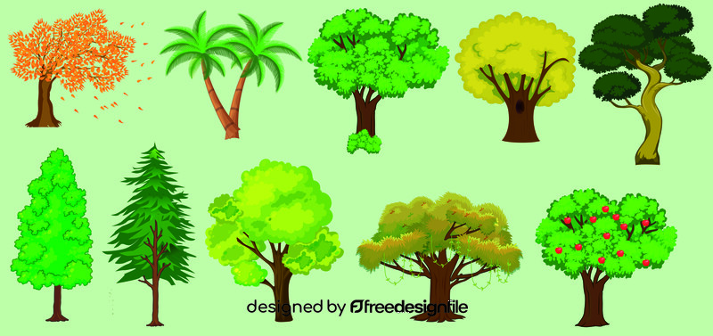 Trees vector