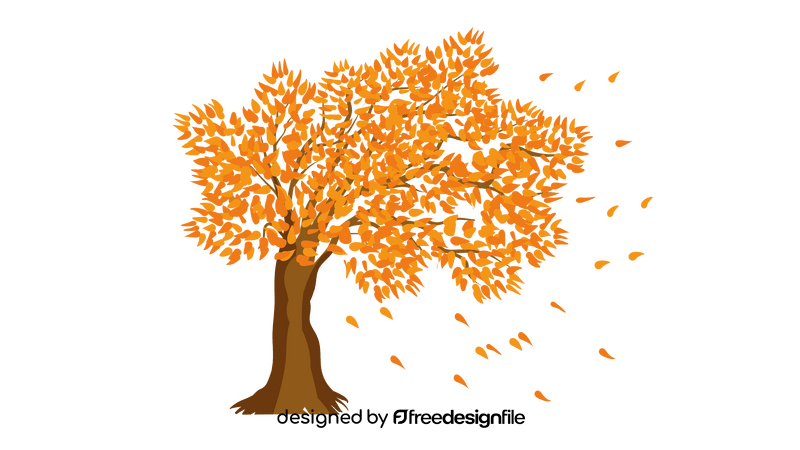 Windy Tree clipart