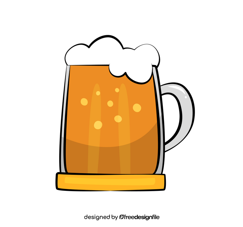 Beer mug cartoon clipart