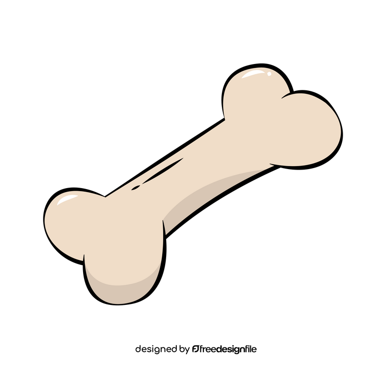 Dog bone cartoon clipart