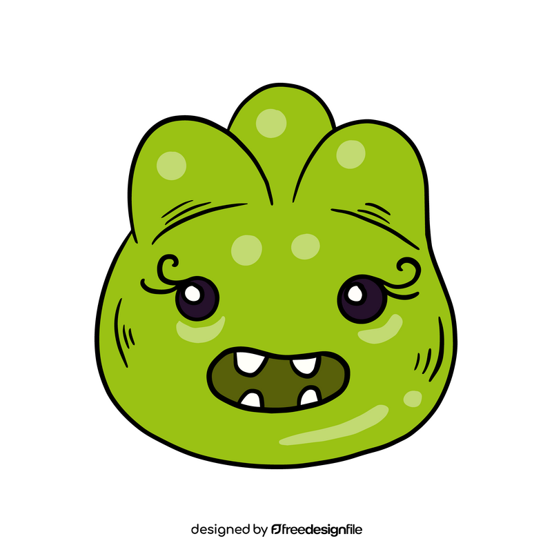 Green Jelly Monsters clipart