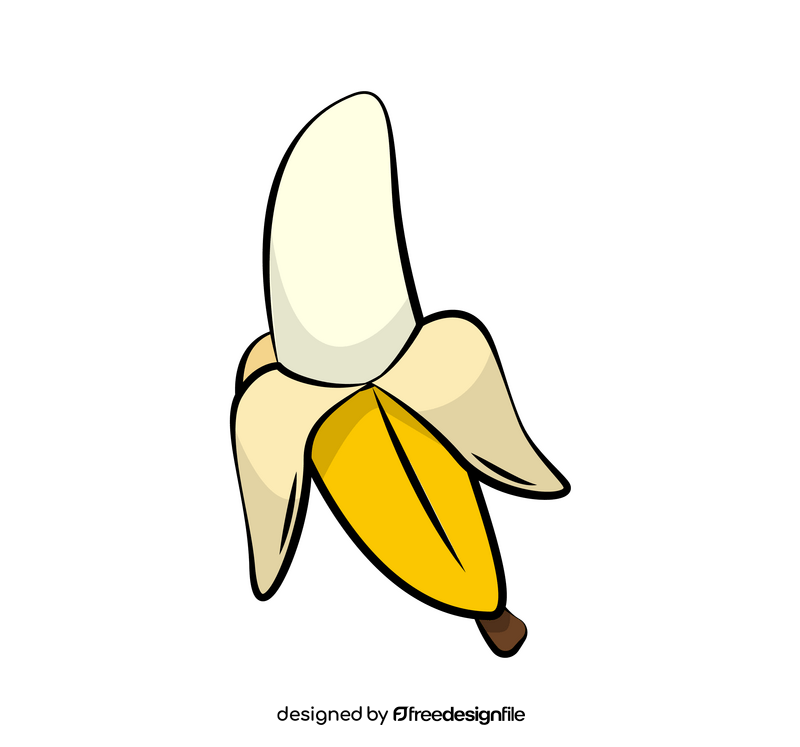 Banana cartoon clipart