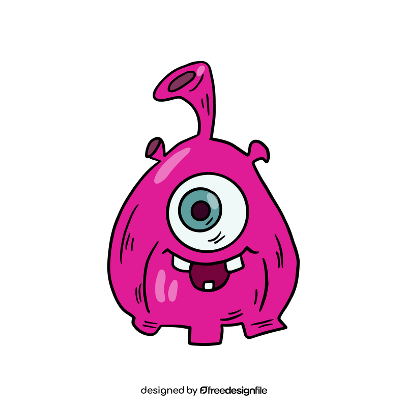 Pink Jelly Monsters drawing clipart