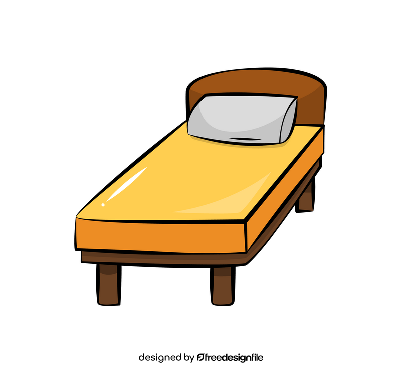 Bed cartoon clipart