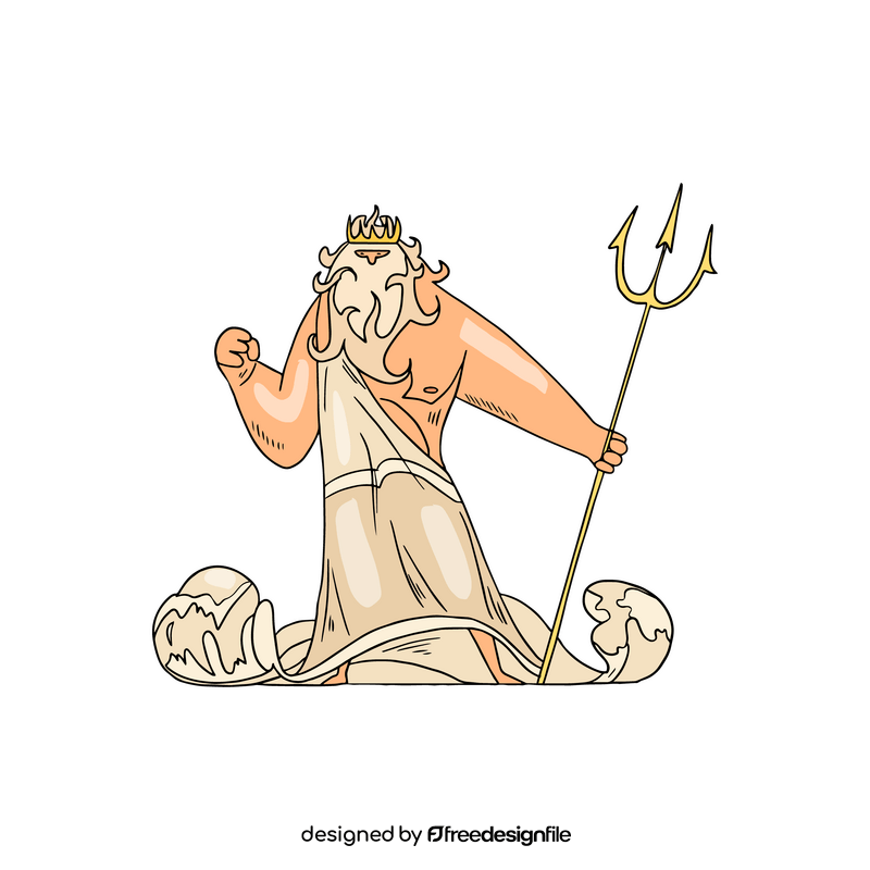 Poseidon clipart