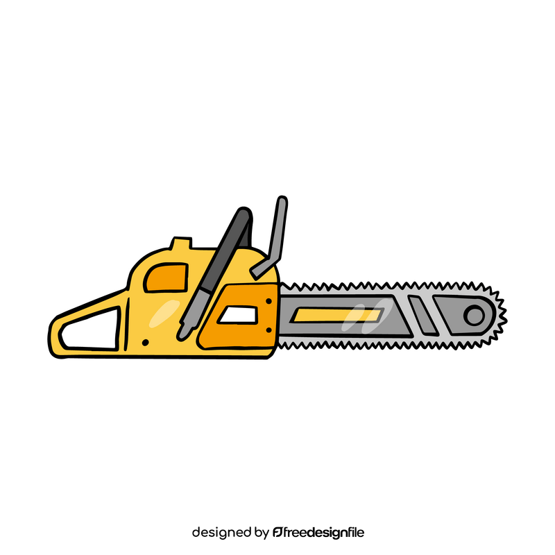 Chainsaw clipart